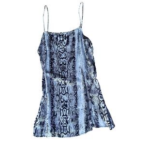 Motel Snake Print Mini slip dress S